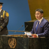 Монгол Улсын Ерөнхийлөгч У.Хүрэлсүх НҮБ-ын Ерөнхий Ассамблейн чуулганы Ерөнхий санал шүүмжлэлд үг хэлэв